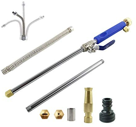 High Pressure Washer Wand, Hydro Jet Nozzle Hochdruck Wasserlanze Strahlrohr Garden Hose Sprayer Watering Jet für Hochdruckreiniger Sprühlanze Wasserdüse für Reinigung der Autos Garten Fenstern GQQG