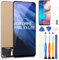 Écran LCD pour Oppo Find X3 Lite 5G / Reno5 5G LCD Display pour Oppo Find X3 Lite 5G / Reno5 5G CPH2145 6.43 Écran tactile Digitizer Assemblée de remplacement avec outils, noir