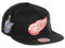 Mitchell & Ness Detroit Red Wings NHL Top Spot Originaler Fit Schwarz Verstellbare Snapback Cap - One-Size