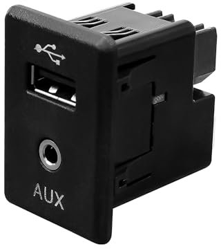 QAGGUM USB-Stecker, Audio-Aux-Buchse, Video-Ausgang, passend für Nissan Altima Rogue Frontier Kicks NV 370Z 2013–2019, ersetzt 280234BA0B 795405004