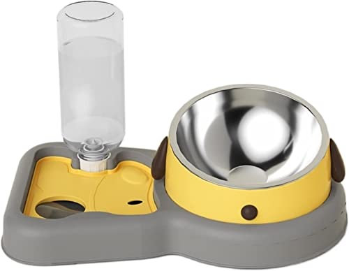 Portable Dog Water Bottle 3 in 1 Dog Food Bowl Automatic Water Dispenser for Dogs Slow Feeder with 500ml Water Bottles Cat Puppy Bowl Dog Accessories Feeder