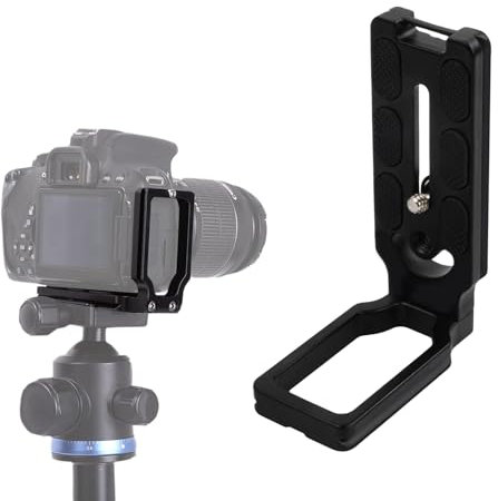 Quick Release L-Halterung Arca Swiss, DSLR L-Bracket Vertikale mit Schnellwechselplatte, 1/4 Zoll Schraube Arca Swiss für die Meisten Stative Einbeinstative Gimbal-Stabilisatoren