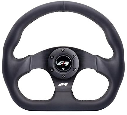 Simoni Racing Universal Lenkrad 'Need for Speed' - Schwarz Ökoleder - Durchmesser 330mm