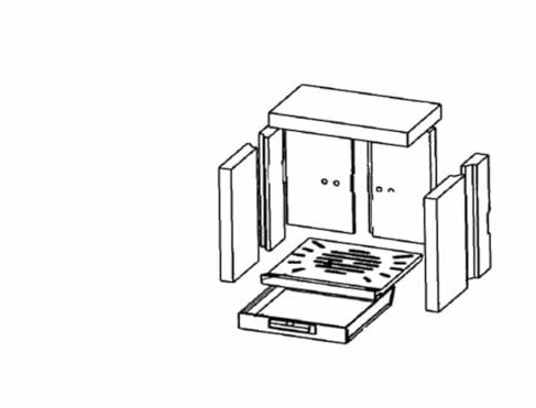Ersatzteil WAMSLER für Kaminofen Phoenix Typ 10863 (Komponente Robax Glas)