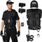 Ulikey SWAT Kostüm Weste, SWAT Weste Herren, Polizei Kostüm Herren für Erwachsene, Security Kostüm mit Einsatzweste, Basecap, Pistolenholster, Gürtel für Cosplay Karneval Fiesta Disfraces (Polizei)