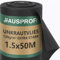 HAUSPROFI Premium Unkrautvlies 120g/m² - Hochdichte Unkrautfolie Wasserdurchlässig & Reißfest - UV-Stabil Gartenvlies aus Recycelbar PP - Umweltfreundlich & Knitterfrei, 50m x 1,5m