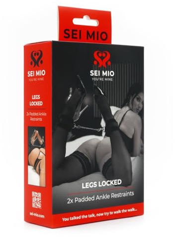 SEI MIO - Padded Ankle Restraints for BDSM and Bondage Play - Comfortable and Durable BDSM Equipment for Enthusiasts - Ankle Restraints and Sensual Sex Toys for Intimate Adventures