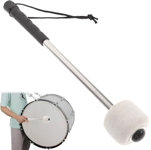 Mazo de Tambor, Mazo de Bombo, Baquetas de Bombo, Mazos de Tambor de Marcha, Mazos de Tambor de Bajo, Palo de Tambor, Baqueta Fieltro Lana, Baquetas con Cabeza de Fieltro de Lana,Baquetas de Percusión