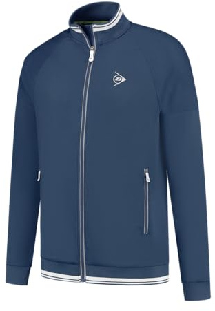 DUNLOP CLUB HERREN TENNIS STRICKJACKE, Navy, S