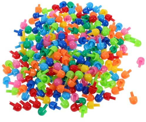 Kisangel 592Pcs Mushroom Nails Pegboard Toy Set for Kids Creative Diy Mosaic Puzzle Enhancing Fine Motor Skills and Hand-Eye Coordination Educational Building Blocks for Imaginative Play