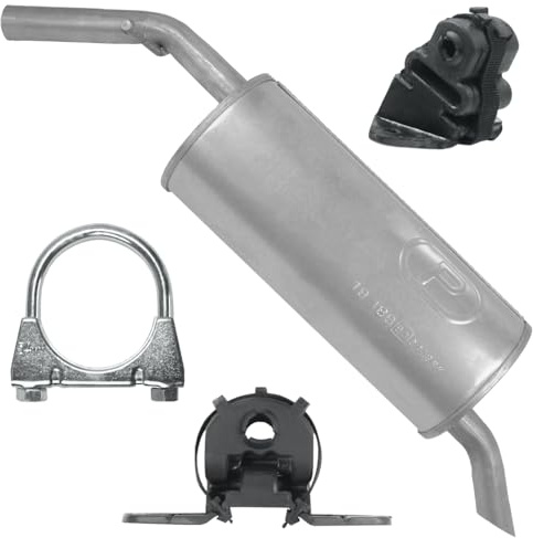 POLMOstrow Auspuff für Peugeot 207 1 I 2006-2008 | Endtopf, Motoren: 1.4 | Fließheck, Kombi