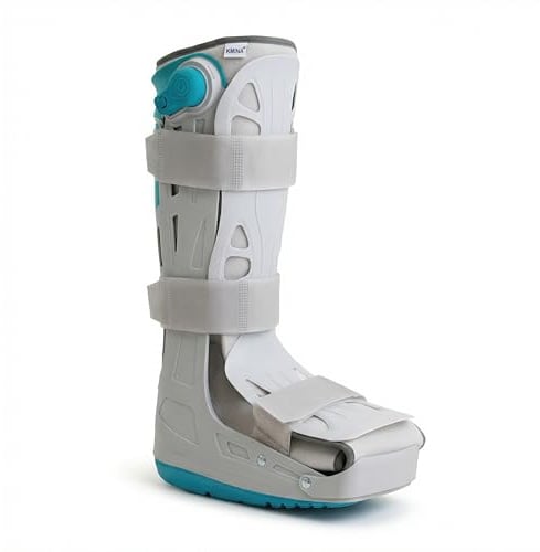 KMINA Bota Walker Larga Ortopédica Inflable Neumática, Talla M (40-44)
