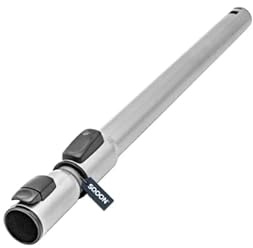 SQOON® Teleskoprohr für Staubsauger – Ersatz für CP0187/01 & 432200426244 – 35 mm – Verstellbares Saugrohr aus Metall