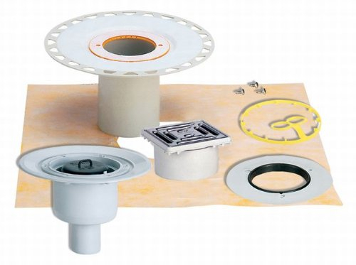 Dallmer GmbH & Co. KG – Dallmer von dünnen Schicht Drainage im Boden 40 VE, DN 50, 100 x 100 mm