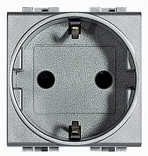 Bticino - nt4141 base schuko normal 2p+t 10/16a 250 light tech Ref. 6572010058