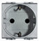 Bticino - nt4141 base schuko normal 2p+t 10/16a 250 light tech Ref. 6572010058