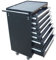 dirty pro tools™ Professional 7 Drawers Garage Large Tool Chest ROLLCAB with Ball Bearing Slides