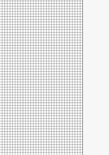 Kanzleibogen / Klausurbögen - kariert mit Rand / Lin. 26 - A4 / 21,0 x 29,7 cm - 50 Bögen