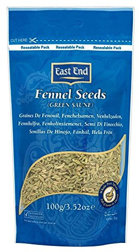 East End Fennel Seeds (100g) - Pack of 2