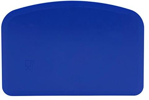 Limpiado Schaber Schlesinger Standart Teigschaber Teigspachtel aus flexiblem Polypropylen HACCP IFS lebensmittelecht 120°C Hitzbeständig (Maße: 146 x 98 x 1,65 mm)