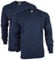 GILDAN Men's Ultra Cotton Adult Long Sleeve T-shirt, 2-pack T Shirt, Navy, L UK