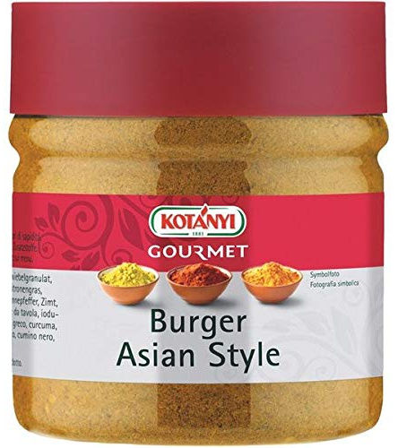 Kotanyi Gourmet Burger Asian Style Gewürzzubereitung | für fruchtig-pikante, asiatische Burger-Kreationen, 400 ml