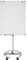 Maul Flipchart MAULpro flip2use 73x101cm | Mobiles Whiteboard mit 5 Fußrollen und Rundfuß | Drehbare Magnettafel mit Blockhalter und Ablageschale für Marker | Hoch- und Querformat | Grau