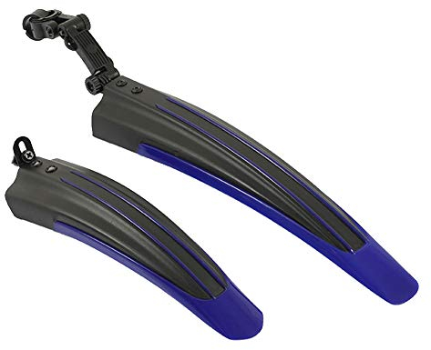 UEB 1Paar Mountainbike Schutzblech Set MTB Fahrrad hinten vorne Kotflügel Radfahren Zubehör für 20-26 Zoll Fahrrad (Lila)