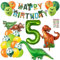 Geburtstagsdeko 5 Jahre Junge Kindergeburtstag Deko Jungen 5 Jahre Geburtstag Deko Junge Dino Folienballon 5