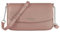 David Jones - Kleine Umhängetasche Damen - Crossbody Bag PU Leder - Frau Kette Schultertasche Rechteckige Tasche - Abendtasche Handy Handtasche Clutch Kettentasche - Elegant Reise Party - Rosa