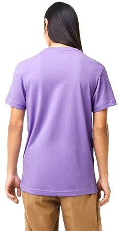 Lacoste Sport T-Shirt Regular Fit Herren, Violett/Marineblau, L