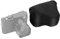 JJC Neopren Kameratasche für Leica Q3, Q2, Q, EOS R7 R10 mit RF-S 18-45mm f/4.5-6.3 is STM oder RF-S 10-18mm F4.5-6.3 is STM Objektiv, Kameras bis 130 x 75 x 100mm (Schwarz)