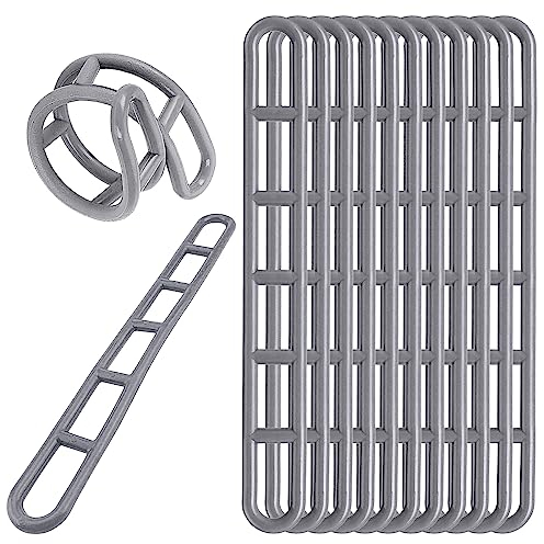 Nizirioo Lot de 30 Sangles De Tension en Caoutchouc Extra Robustes, Tendeurs D'Échelle pour Auvents, Échelle D'Auvent Plastique, Échelle en Caoutchouc pour Tendre Les Auvents Les Auvents Les Auvents
