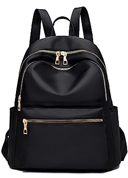 Narunii Sacs à Main Portés Dos Femme,Sac à Dos pour Femme,Petit Sac à Dos pour Femme Fille Convient aux femmes filles pour une utilisation quotidienne (Style 1,Noir)