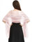 heekpek Schal Damen Elegant Stola Damen Festlich Leicht Transparenter Glitzer Tücher und Wickel für Damen Premium Polyester Seidenschal Damen Ganzjährig, Rosa