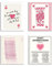 KEUSPI Trendy Y2K Pink Lucky You Queen Ace of Hearts Daily Affirmations Love is Everywhere Posterdrucke für adrette Zimmer Wohnheim Dekor, trendige Dekorationen, Wandkunst, ungerahmt 20,3 x 25,4 cm, 4