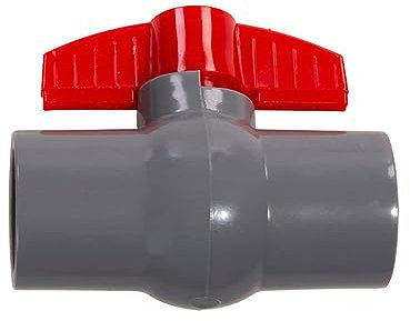 PVC Kugelhahn Wasserversorgung Rohr Schieben Klebstoff Buchse 20 25 32 40 50mm für Steuerung und Stop Flow