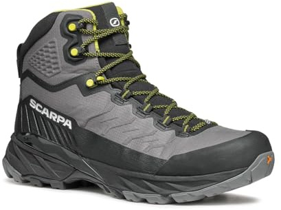 Scarpa Herren Rush TRK LT GTX Schuhe, Gray-Lime, 47