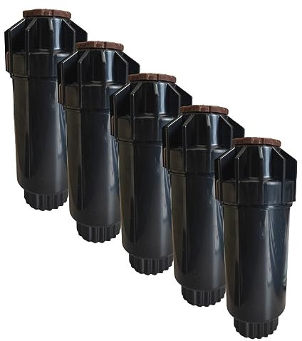 [Pack 5] Difusor Rain S020-2 con Boquilla difusor de riego 12A | Aspersor de riego pequeños Jardines | Aspersores emergente de riego con Alcance 3,6 m
