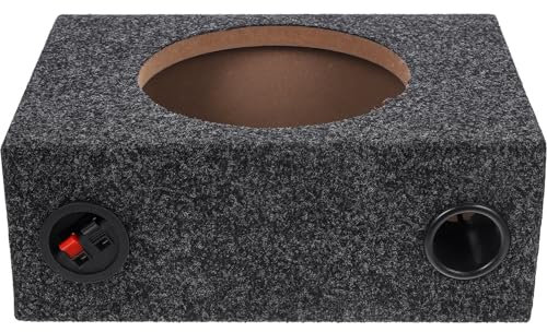 Gatuida Scatola modifica audio per auto scatola altoparlante da 8 pollici fai da te box per subwoofer stereo auto box subwoofer custodia tappeti tappeto rimontare conchiglia