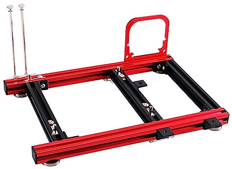 Qiilu ITX Case ATX Test Bench PC Case Acrylic Accessories DIY Open Aluminum Alloy Frame Open Chassis Mining Rig Frame for ITX Motherboard PC Computer ATX Power Supply Bench Case, Acrylic
