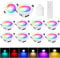 GEYUEYA Home Einbaustrahler Led 10er Set, Led Spots 230v 5W Kit RGBCW Bluetooth/WLAN Dimmbar, Mit Smart Bridge + Fernbedienung, Deckenspots(Weißes Gehäuse)