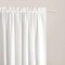 ROOM99 Vorhang mit Kräuselband Aura 140 x 250 cm Breite x Höhe Schiebegardinen Modern Curtain Wohnzimmer Schlafzimmer Ecru, 1 Stück