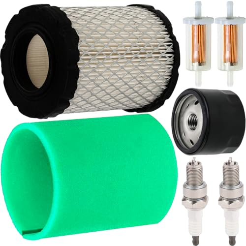 ZAMDOE 794935 798897 Filtro aria Filtro a cartuccia Filtro olio 492932 492932S, Kit di messa a punto per il tosaerba con motore per Briggs & Stratton 44Q977 44M977 49M977 49L977 44P977 49T877 Filtro