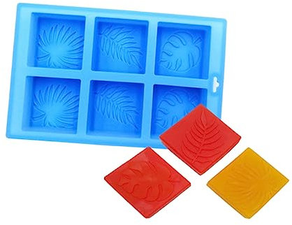 SEWACC Seifenform 1 Stück Blätterform Handgemachte Seifenherstellung Lebensmittelecht Sicher Für Mikrowelle Herd Kühlschrank Gefrierschrank Spülmaschine