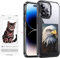 Aktualisiertes Smartphone Hülle mit 4 Farben und e Ink Bildschirm, passend für iPhone 15,NFC Übertragung unterstützt DIY Bild/Foto/Textanzeige auf der Telefonhülle (Schwarz)