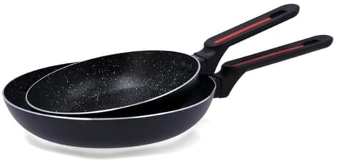 Quid Tentacion Set 2 Sartenes Aluminio Prensado 20-24cm Aluminio Apto Vitrocerámica Apto Inducción