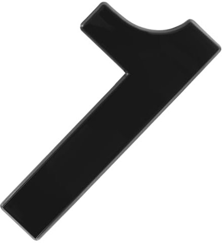 ANDRESLAD House Number Numbers Number Address Signs Corridor Sign Number House Number Sign House Numbers for Front Door Numbers Plaques House Number Plaque Street Number Houses Acrylic Black