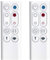 2Pack AM09 Replacement Remote for Dyson Air Purifier (White)