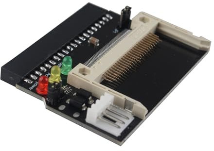 HALJIA Adaptateur CF vers IDE 40 broches Compact Flash simple face vers carte CF 3,5 femelle 40 broches IDE convertisseur de lecteur de carte d'extension femelle IDE pour ordinateurs portables,